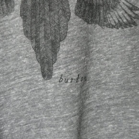 SOLDDDDDD Burton Bird Feather Wing Distressed Tank Top Small - Picture 8 of 9